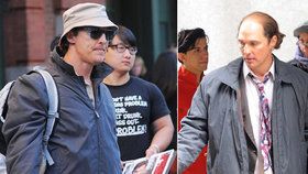 Matthew McConaughey pěkně sešel. Pleš si pořídil kvůli roli, pupek je ale jeho vlastní.