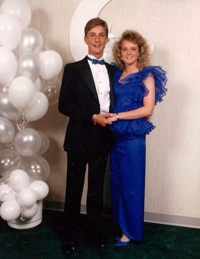 Ten je ale roztomilý! Matthew McConaughey na svém maturitním plese v roce 1987. 