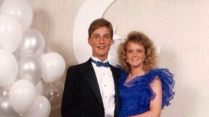 Ten je ale roztomilý! Matthew McConaughey na svém maturitním plese v roce 1987. 