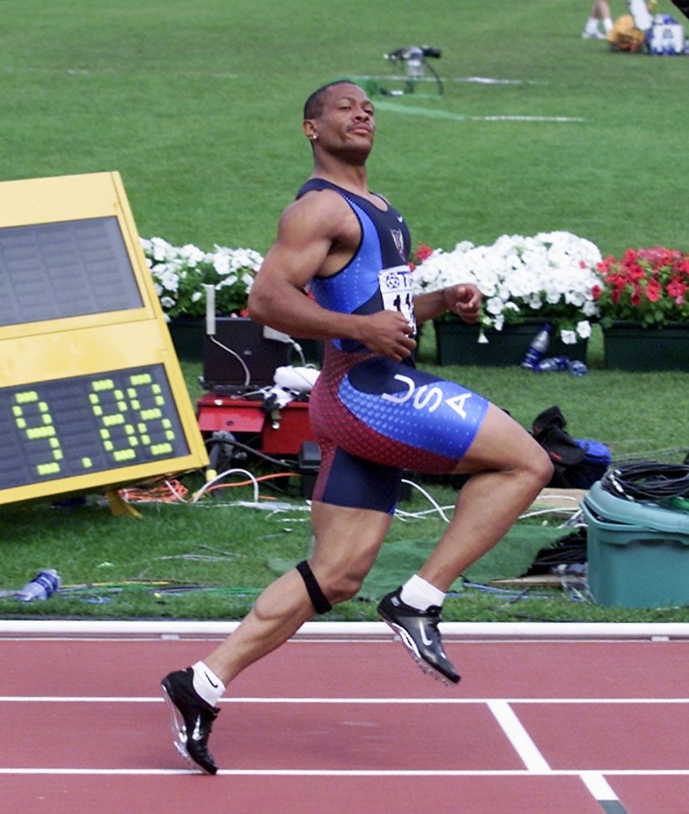 Maurce Green, vítěz sprintu na 100 metrů na OH z Athénách