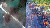 Tyrkysová voda v dovolenkovém ráji zčernala. Mauricius ničí palivo z uvázlé lodi