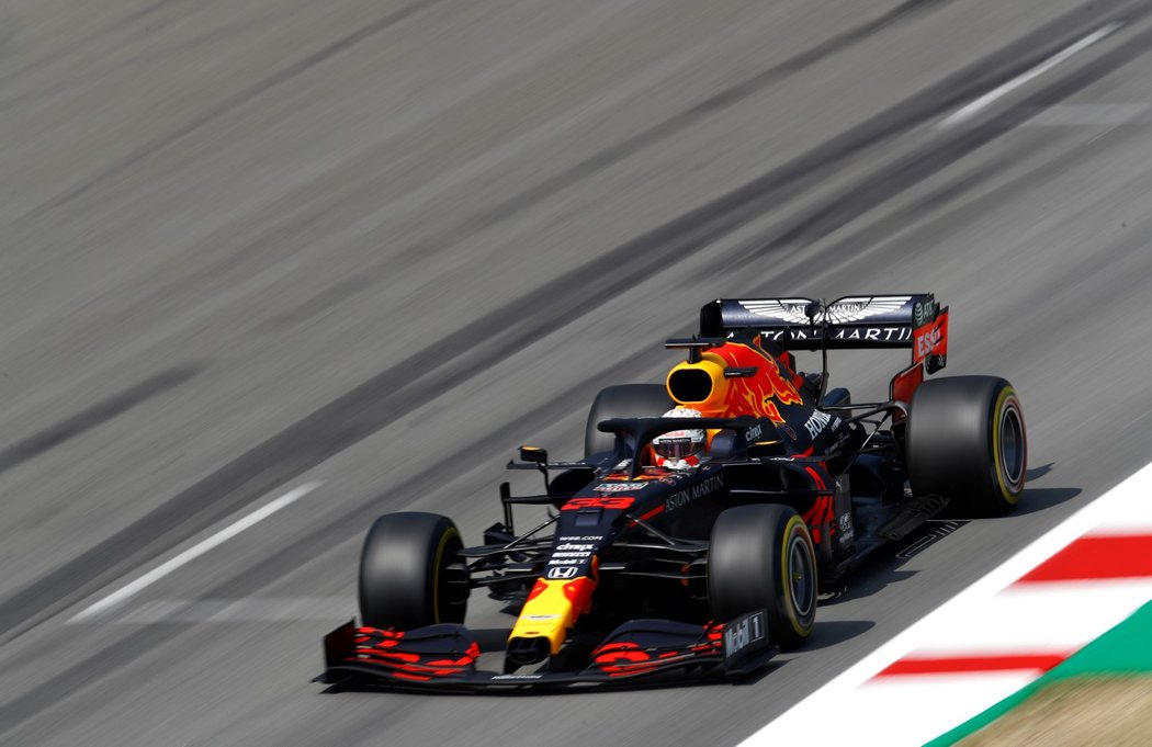 Max Verstappen (Red Bull) během Velké ceny Španělska F1