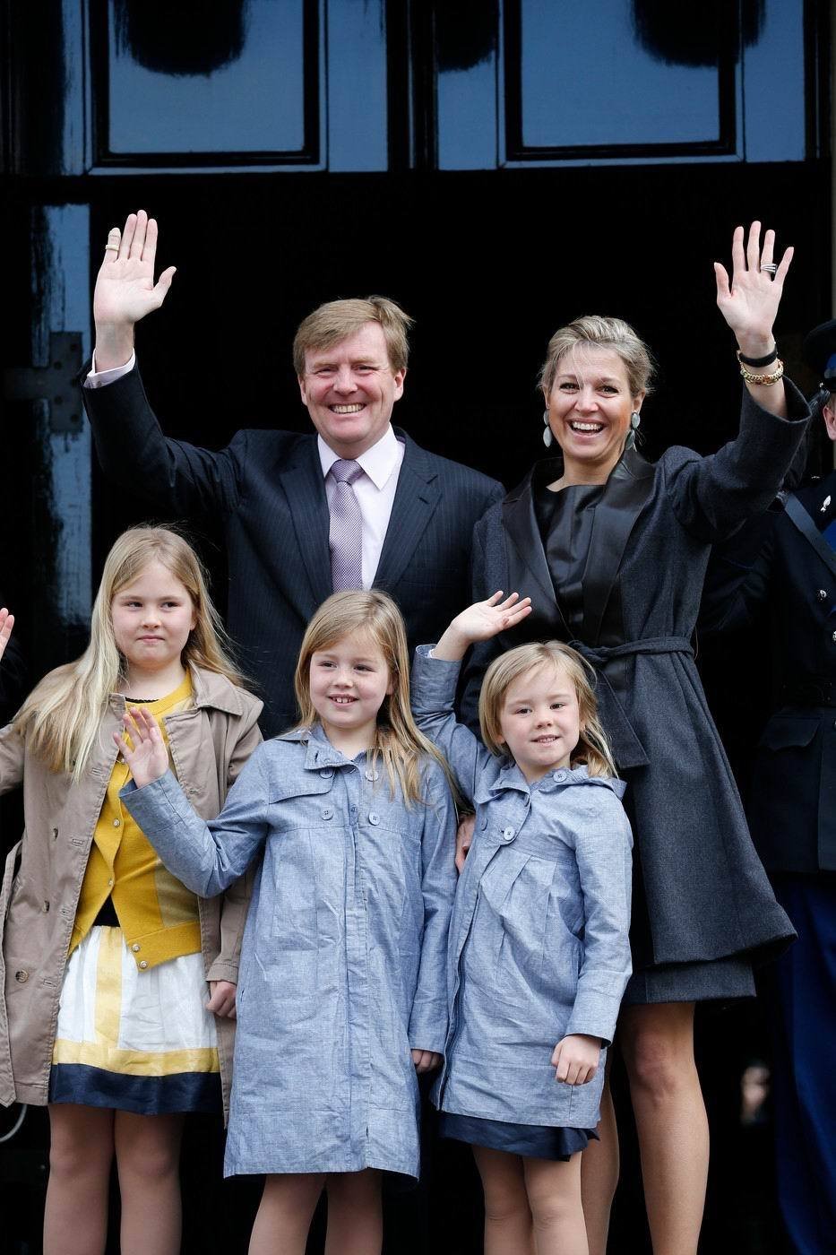 Máxima a Willem-Alexander mají tři stylové dcery.