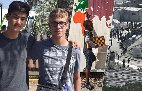 Pražský gymnazista Maxmilián (18) v uprchlickém táboře v Řecku: Jaké pocity měl mezi utečenci?