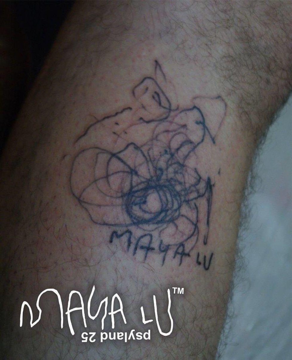 Tetování od Mayi Lu.