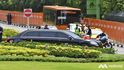 Summit Donalda Trumpa a Kim Čong-Una v Singapuru. Jakým autem př Summit Donalda Trumpa a Kim Čong-Una v Singapuru. Jakým autem př