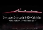 Mercedes-Maybach S Cabriolet na první upoutávce