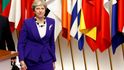 Britská premiér Theresa Mayová na březnovém jednání Evropské rady v Bruselu. Jedním z hlavních témat byla reakce na otravu špiona Sergeje Skripala. EU se nedokázala shodnout na jednotném odvetném postupu vůči Rusku