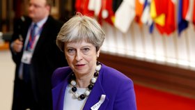 Britská premiér Theresa Mayová na březnovém jednání Evropské rady v Bruselu. Jedním z hlavních témat byla reakce na otravu špiona Sergeje Skripala. EU se nedokázala shodnout na jednotném odvetném postupu vůči Rusku