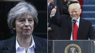 Trump jednal s Mayovou. Brexit je úžasná věc, tvrdí