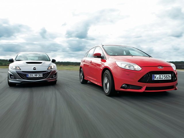 Mazda 3 MPS vs. Ford Focus ST