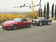 Mazda MX-5 a Triumph TR6