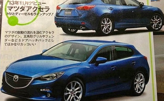 Mazda 3: Zveřejnil japonský časopis fotky nové generace ?