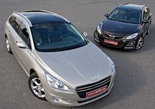 TEST Mazda 6 2,2 MZR-CD vs Peugeot 508 SW 2,0 HDi – Dvě deci k&nbsp;dobru?