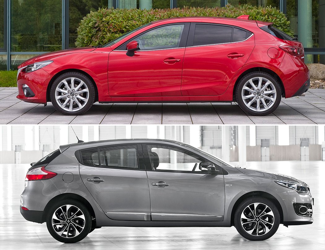 Mazda 3 vs. Renault Mégane