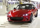 Mazda MX-5: Výroba zahájena, má mít až 160 koní