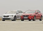 TEST Mazda 6 Wagon vs. Škoda Superb Combi – Fešanda proti praktikovi