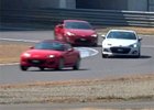 Závod mezi Mazdou MX-5, Subaru BRZ a Toyotou GT 86 (video)
