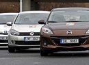 Mazda 3, Volkswagen Golf, Toyota Auris