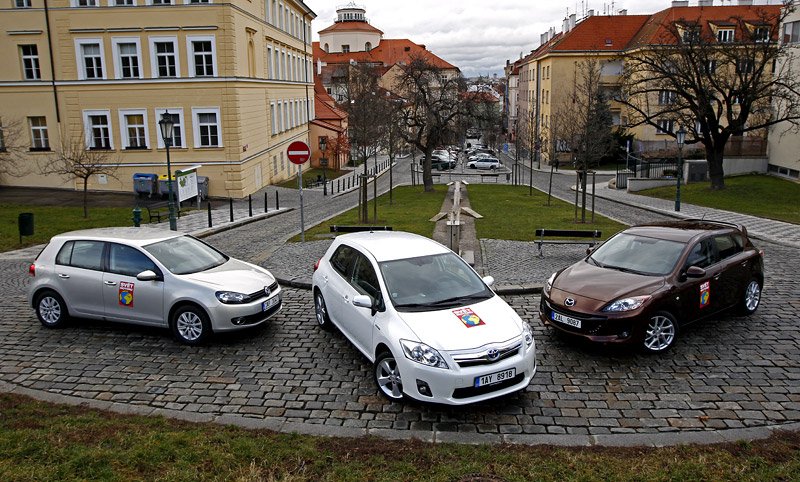 Mazda 3, Volkswagen Golf, Toyota Auris