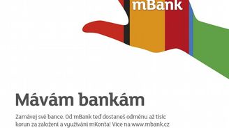 mBank spouští naplno kampaň na internetové bankovnictví a změnu firemního designu