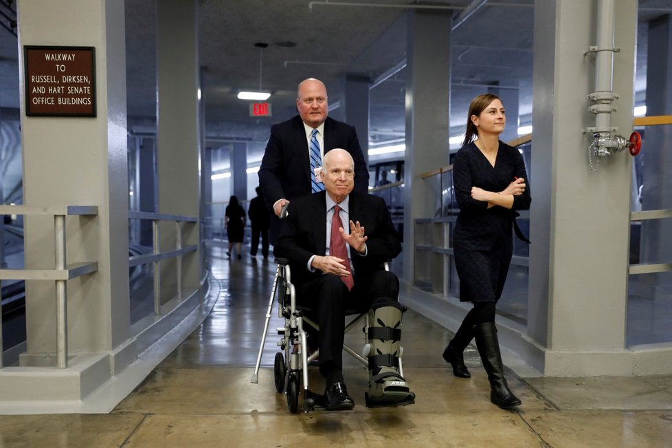 Vlivný americký republikánský senátor John McCain podlehl rakovině mozku.