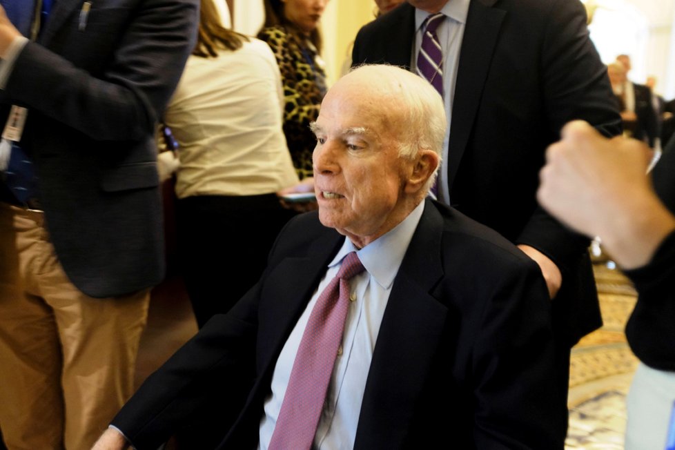Vlivný americký republikánský senátor John McCain podlehl rakovině mozku.