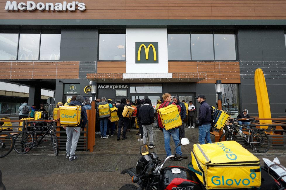 V Kyjevě se znovu otevřel McDonald&#39;s.