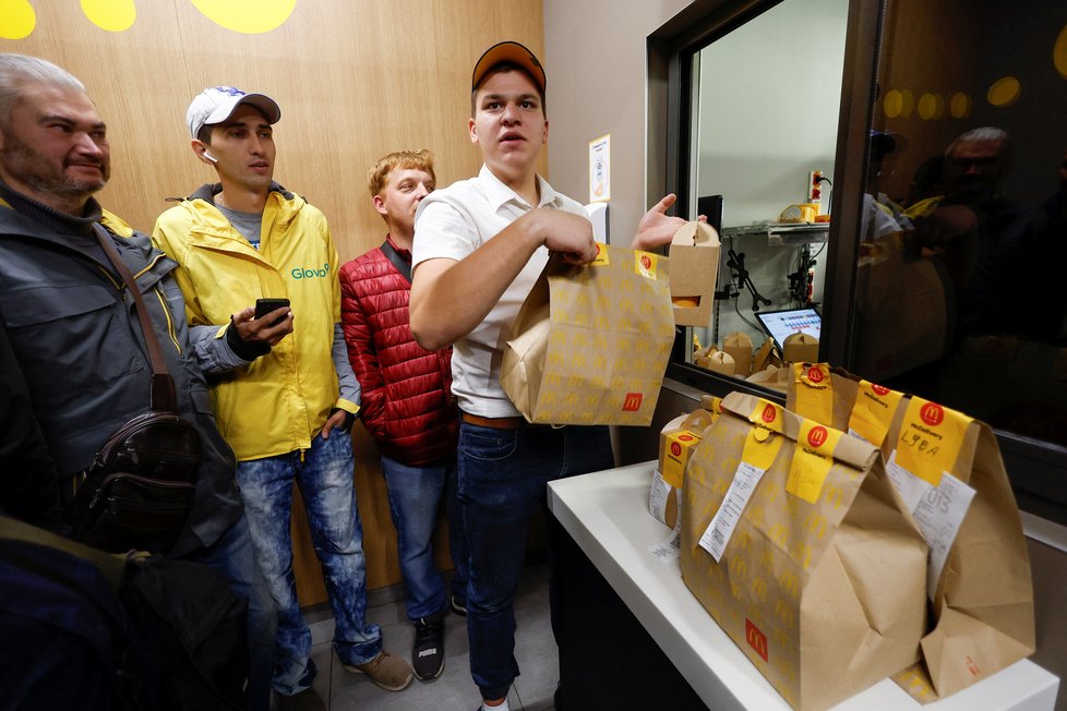 V Kyjevě se znovu otevřel McDonald&#39;s.