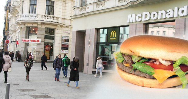 V centru Brna se diví směšnému nájmu pro McDonald’s: Nemáme hamburgery a platíme miliony!