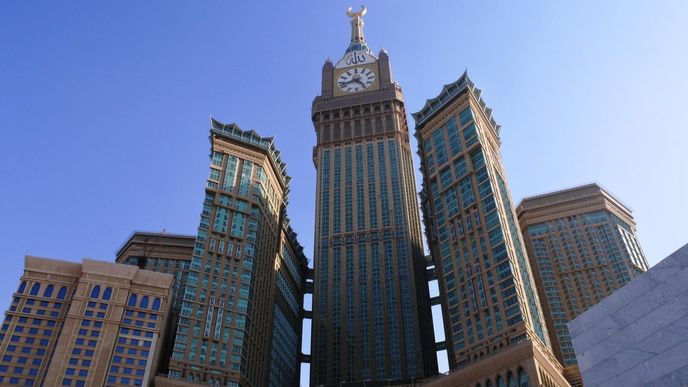 Mecca Royal Hotel Clock Tower, třetí nejvyšší budova světa