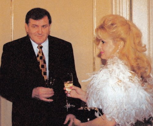 Vladimír Mečiar se svojí exporadkyní Blaženou Martinkovou