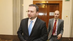 Ministr zemědělství Marian Jurečka, když se sešel s předsedkyní Českého svazu včelařů Jarmilou Machovou.