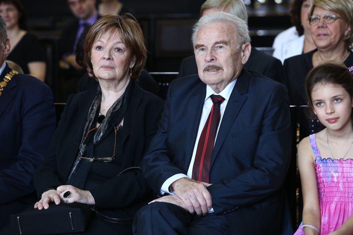 Luděk Munzar s manželkou Janou Hlaváčovou.
