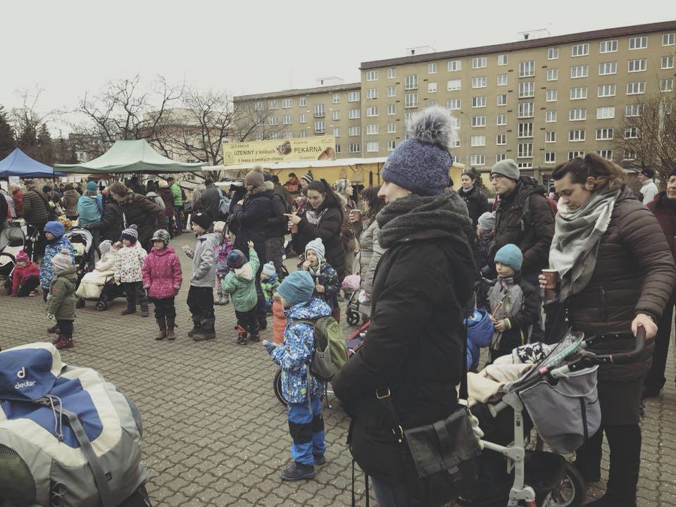 Program, ve kterém byl medvěd hlavní hvězdou, sledovaly se zájmem desítky lidí.