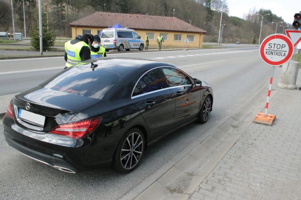 Policisté na hranicích ve Zlínském kraji