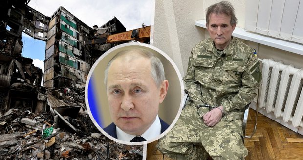 Putinův přítel Medvedčuk žádá o výměnu za obránce Mariupolu. Rusové přišli s videem zadržených Britů