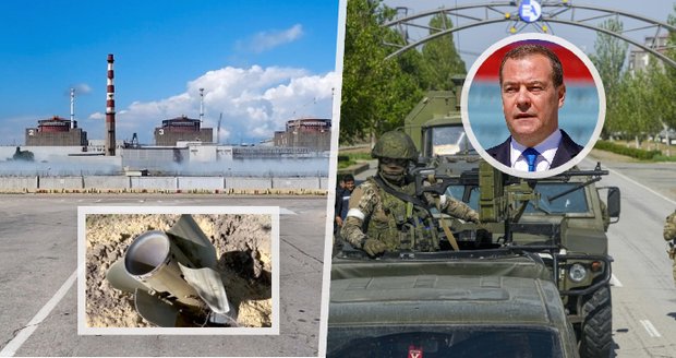 Medveděv výhrůžně: I v jaderné elektrárně v Evropě se může stát nehoda! Ruský diplomat se bojí katastrofy