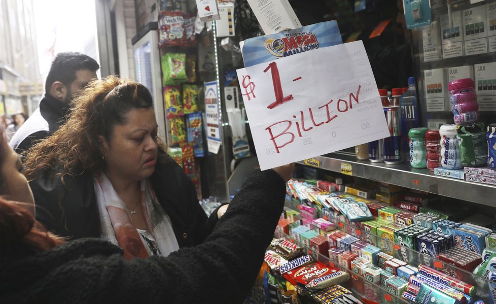V loterii Mega Millions padl v USA jackpot.