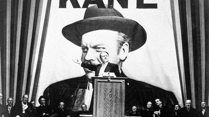 Megaloman. Charles Foster Kane
ztělesněný režisérem Wellesem chtěl dobýt svět a povedlo se mu to