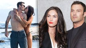 Hvězda Beverly Hills s krásnou manželkou Megan Fox: Nejdřív rozchod, teď mazlení na pláži!
