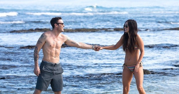 Manželé Megan Fox a Brian Austin Green na Havaji