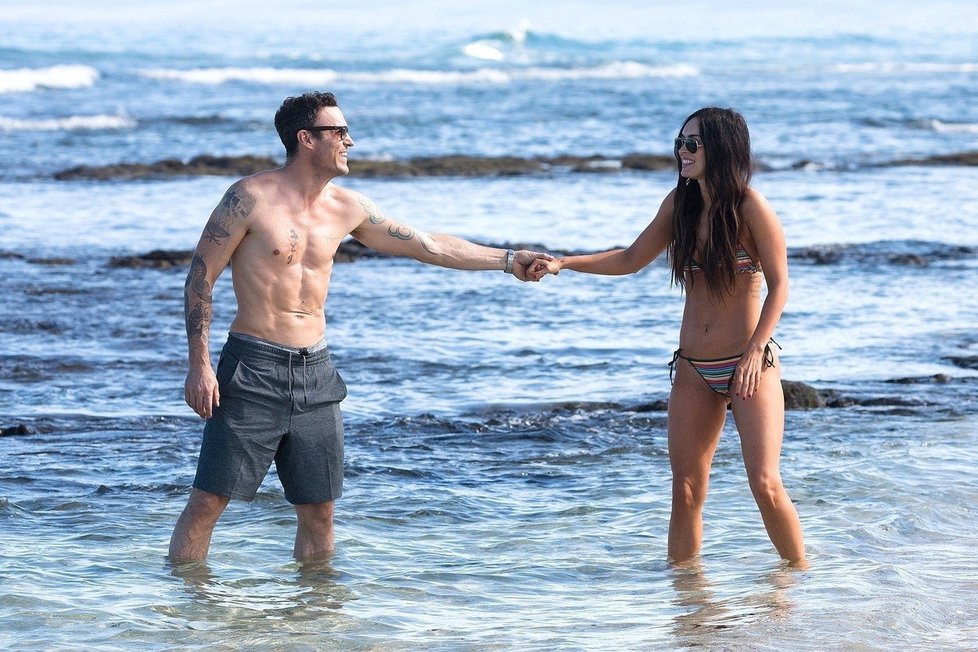 Exmanželé Megan Fox a Brian Austin Green na Havaji