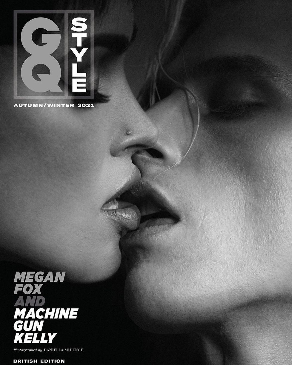 Megan Fox a Machine Gun Kelly v GQ