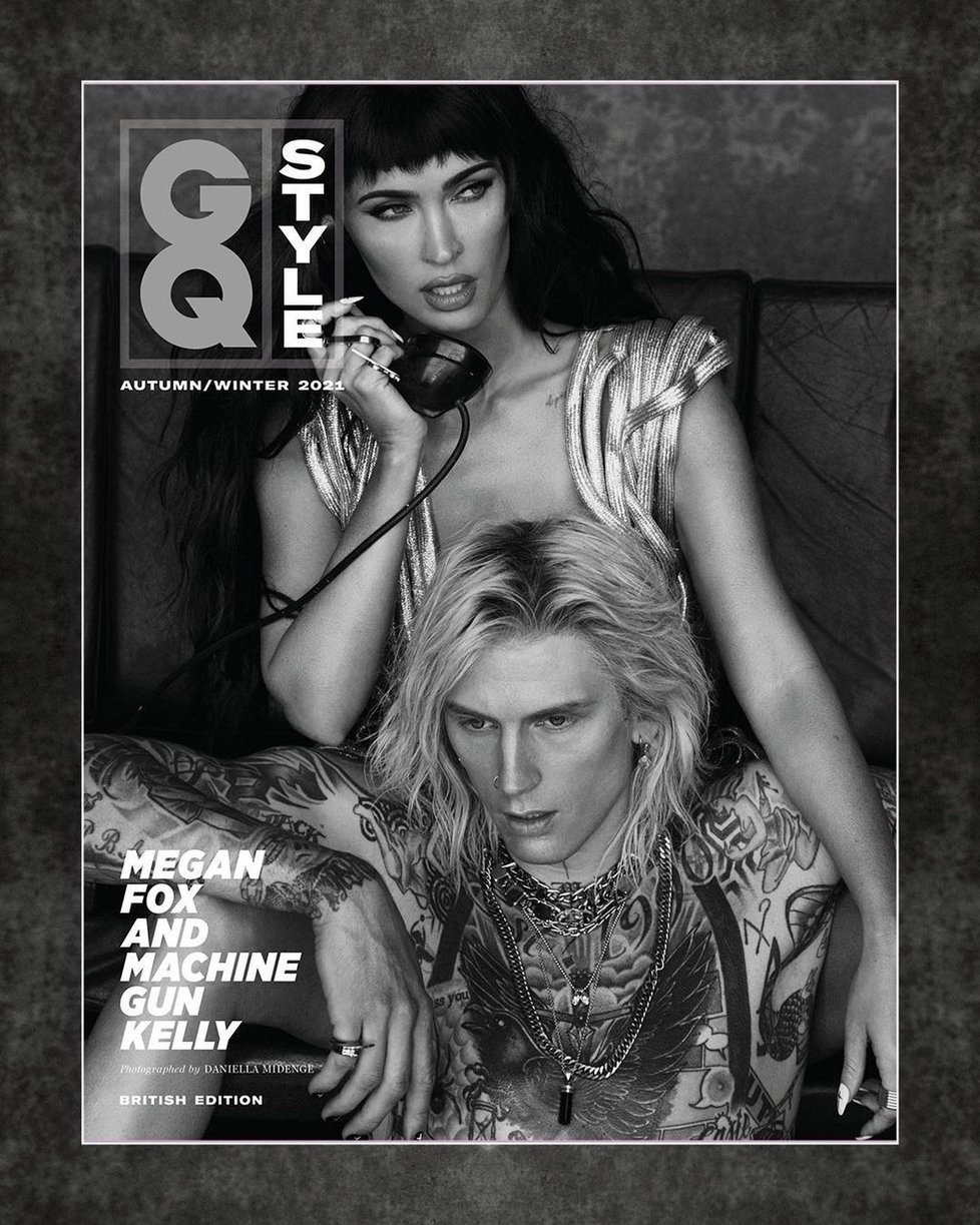 Megan Fox a Machine Gun Kelly v GQ