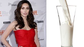Megan Fox hubne: Nepije mléko a vypadá sexy