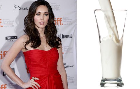 Megan Fox hubne: Nepije mléko a vypadá sexy