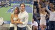 Slavná fanynka z US Open Megan Lucky Slavná fanynka z US Open Megan Lucky