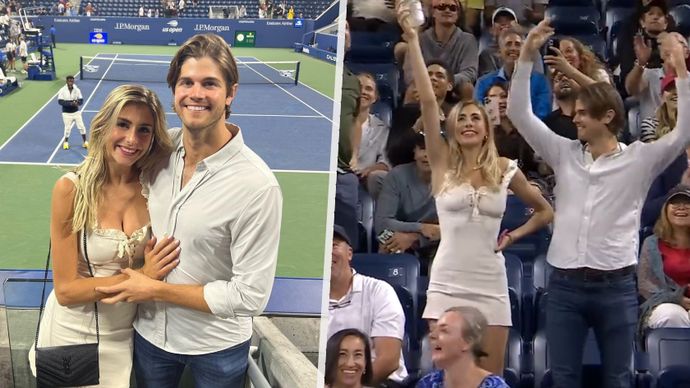 Slavná fanynka z US Open Megan Lucky