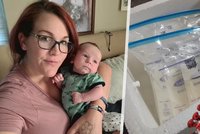 Neočkovaná Megan se stala obětí covidu krátce po porodu. Rodina shání dárkyně mateřského mléka